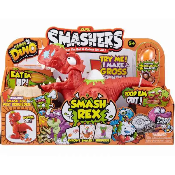 Smashers Series 3 Dino Smash Rex Playset [Loose]