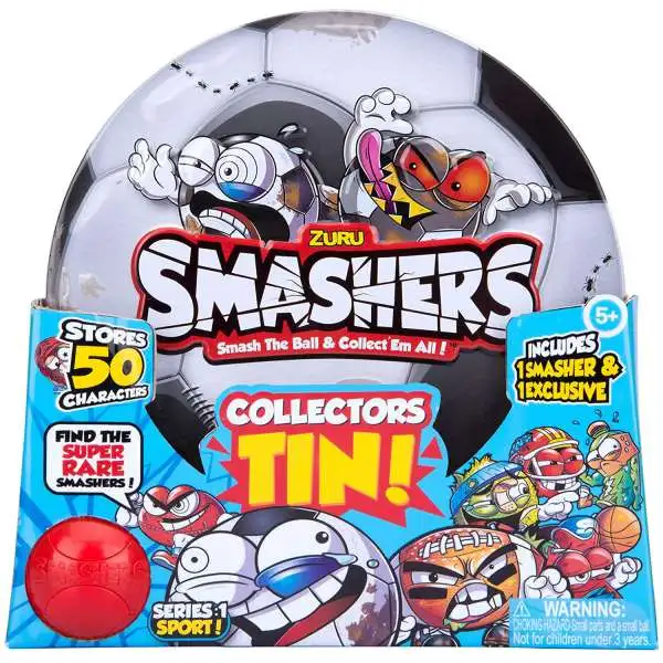 Smashers Soccer (Football) Mini Figure Collector's Tin Set