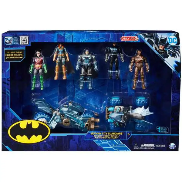 DC Batman Gotham City Guardians Exclusive Action Figure Set [Batman, Robin, Batgirl, Nightwing & Talon]