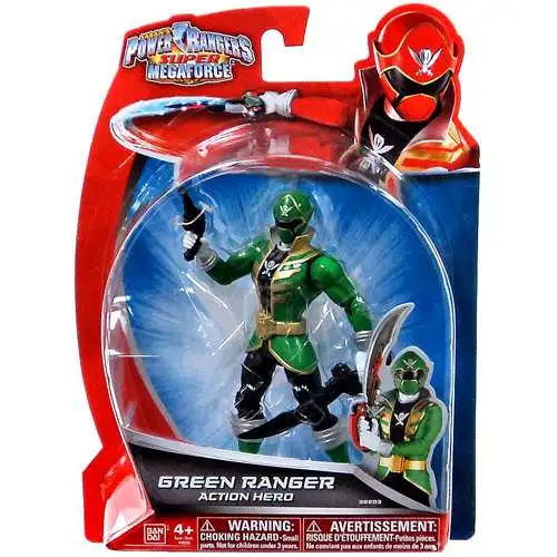 Power Rangers Super Megaforce Green Ranger Action Hero Action Figure [Damaged Package]