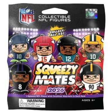 NFL Squeezy Mates Series 8 Football Mystery Pack