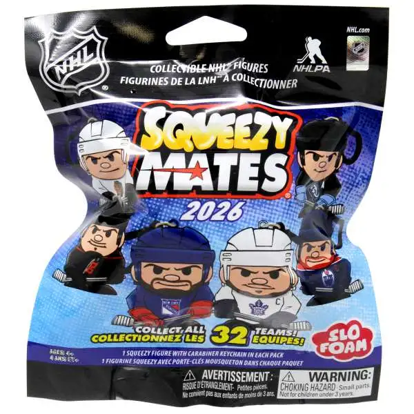 NHL Squeezy Mates Hockey Series 6 Mystery Pack