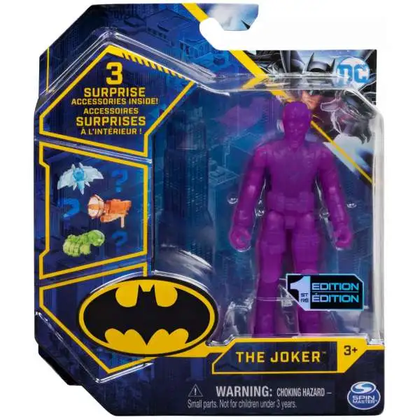 DC Batman The Joker Action Figure [Translucent Purple]