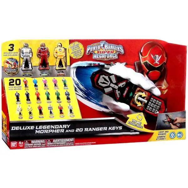 Power Rangers Super Megaforce Deluxe Legendary Morpher And 20 Ranger Keys Exclusive Roleplay Toy