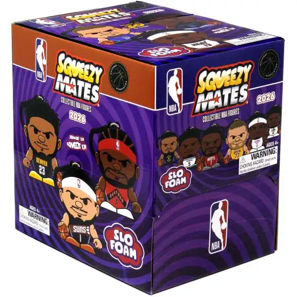 NBA Squeezy Mates Basketball Series 6 Mystery Box [24 Packs]
