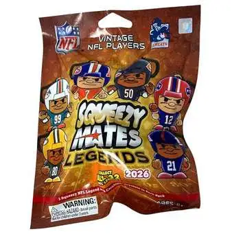 NFL Squeezy Mates Series 3 Football Legends Mystery Box [24 Packs]