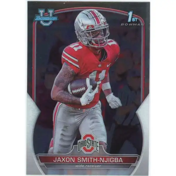 NFL 2022 Bowman Chrome University Jaxon Smith-Njigba #78 [Pre-Rookie 1st Bowman]