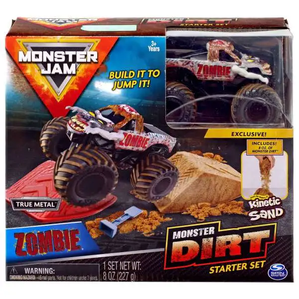Monster Jam Monster Dirt Zombie Starter Set [Box Style May Vary, Exact Contents!]