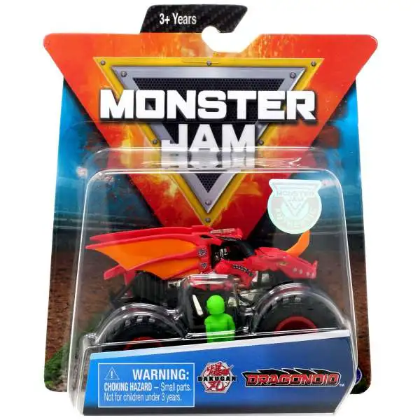 Monster Jam Bakugan Dragonoid Diecast Car [Red]