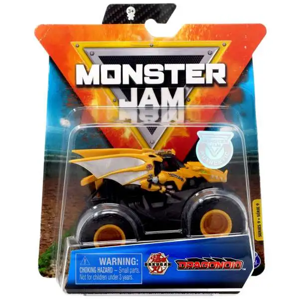 Monster Jam Bakugan Dragonoid Diecast Car [Yellow]