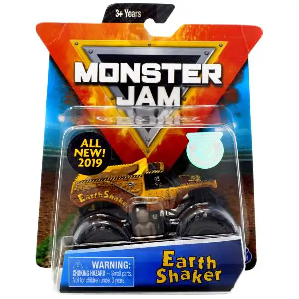 Monster Jam Earth Shaker Diecast Car [Yellow, Loose]