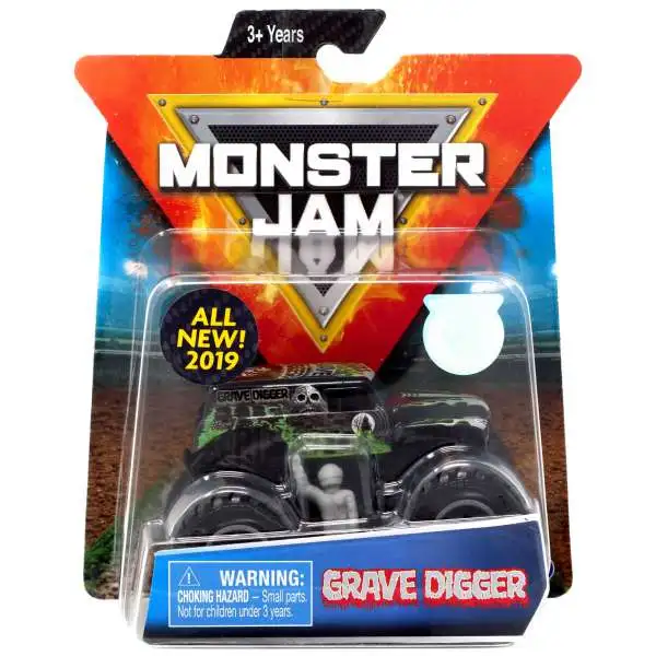 Monster Jam Grave Digger Diecast Car [Black]