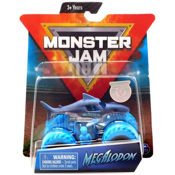 Monster Jam Megalodon Diecast Car [Blue Tires]