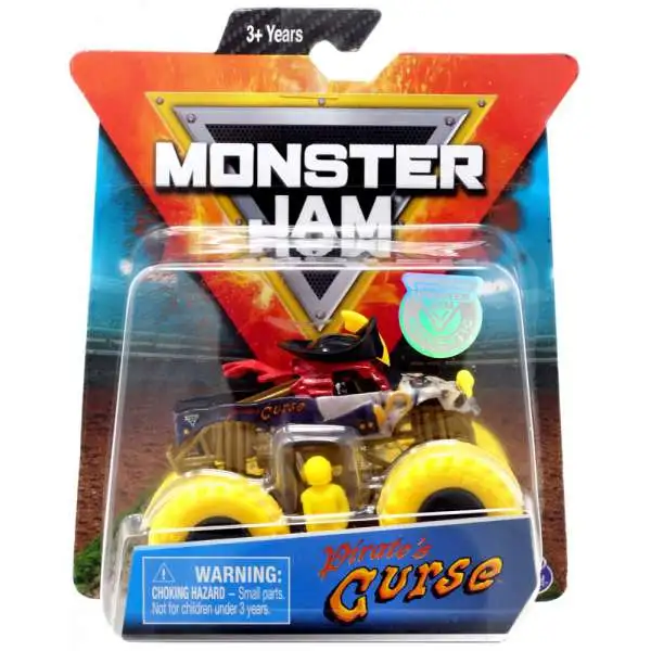 Monster Jam Pirate's Curse Diecast Car [Yellow]