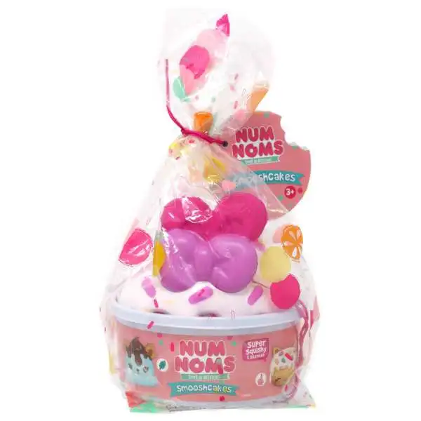 Num Noms Smooshcakes Raspberry Cream Squeeze Toy