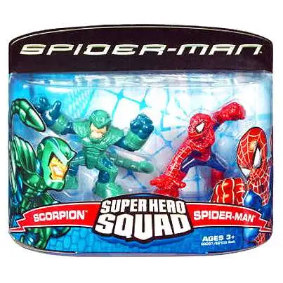 Marvel Spider-Man Movie Super Hero Squad Scorpion & Spider-Man Action Figure