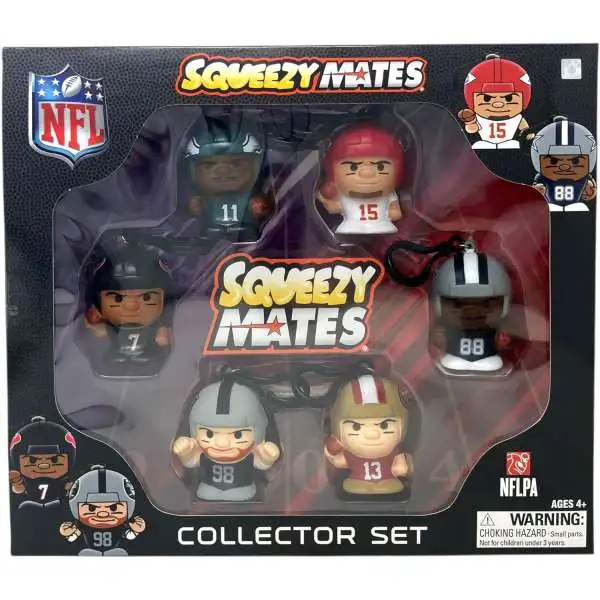NFL Squeezy Mates Series 8 Football Gift Set
