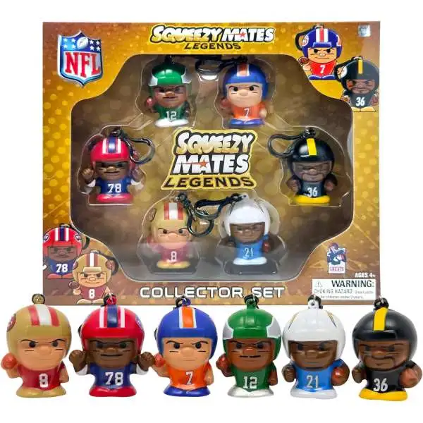 NFL Squeezy Mates Series 3 Football Legends Gift Set