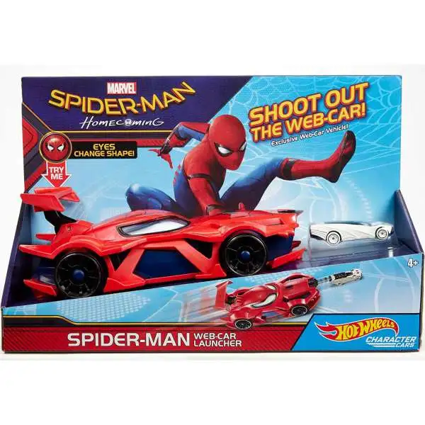 Marvel Spider-Man Homecoming Hot Wheels Web-Car Launcher Playset