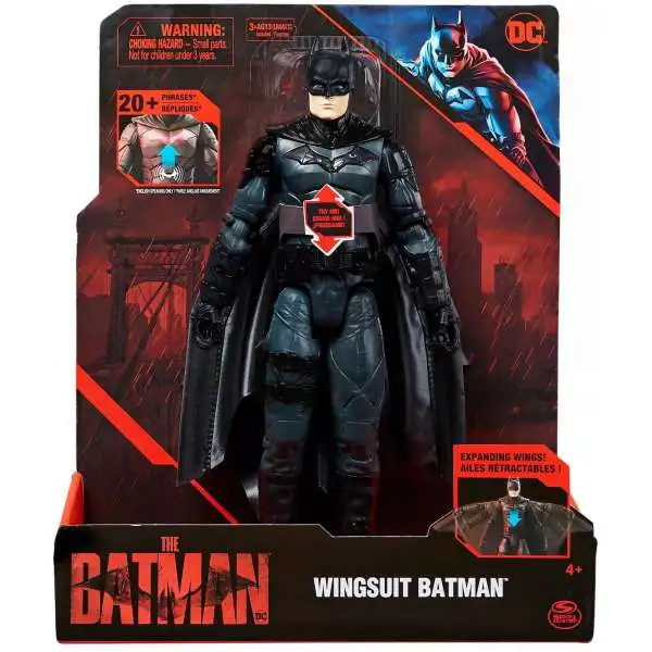 DC The Batman Movie Wingsuit Batman Talking Action Figure [Lights & Sounds]