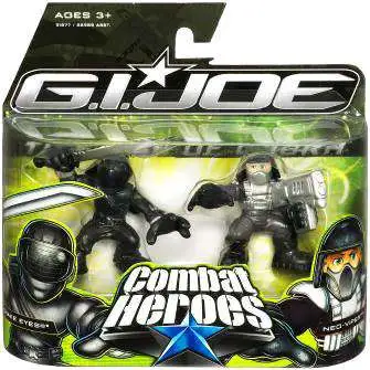 GI Joe The Rise of Cobra Combat Heroes Snake Eyes & Neo-Viper Mini Figure 2-Pack