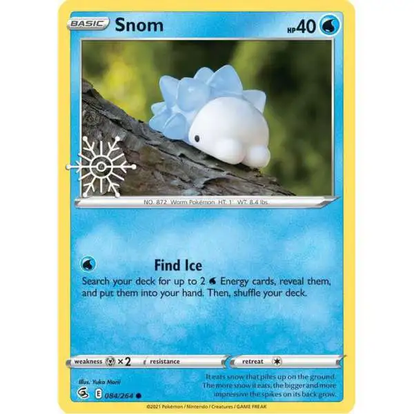 Pokemon Trading Card Game Sword & Shield Fusion Strike Promo Snom #84 [Holiday Calendar]