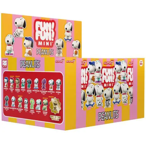 Peanuts Snoopy Fun! Fun! Mini Wave 1 Athlete Snoopy 2.5-Inch Mystery Box [9 Packs] (Pre-Order ships March)