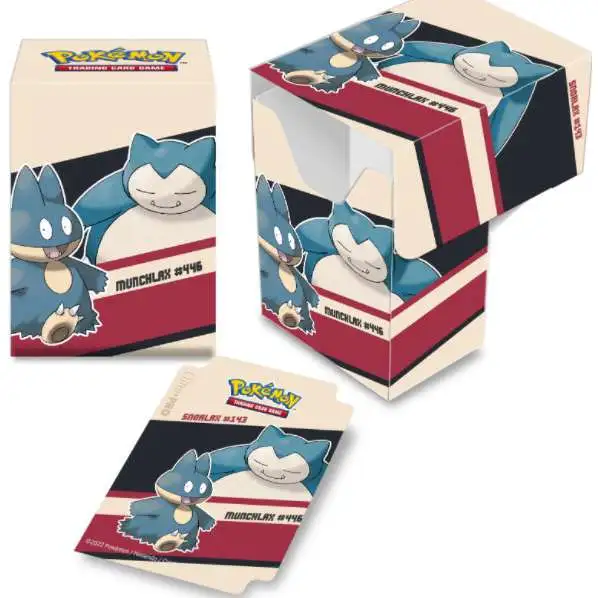 Ultra Pro Pokemon Snorlax & Munchlax Deck Box