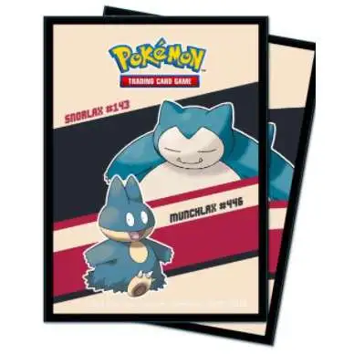Ultra Pro Pokemon Trading Card Game Snorlax & Munchlax Standard Card Sleeves [65 Count]