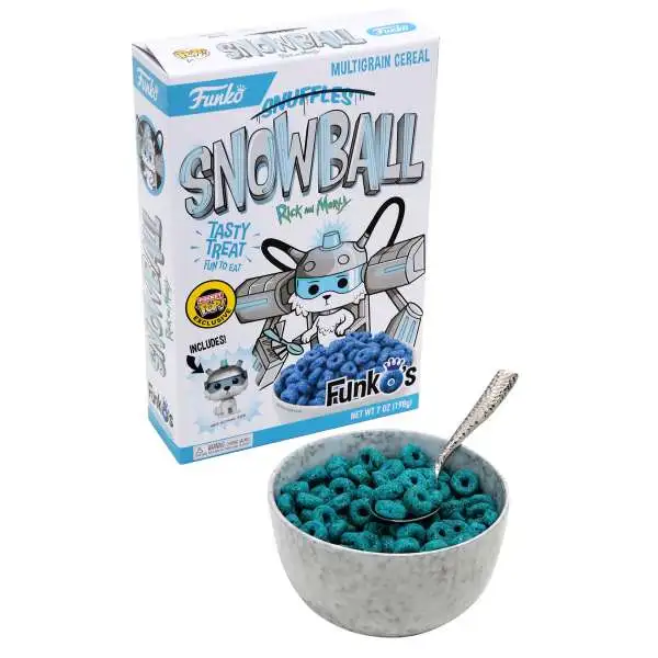FunkO's Rick & Morty Snowball Exclusive 7 Ounce Breakfast Cereal