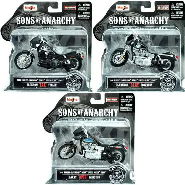 Sons of Anarchy ハーレー1/18スケール セット Action Figure Insider