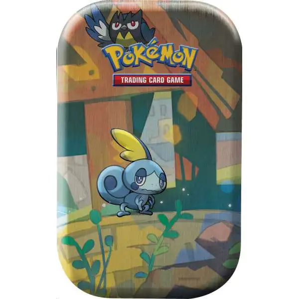 Pokemon Sword & Shield Galar Pals Sobble & Rookidee Mini Tin Set [2 Booster Packs & Coin]