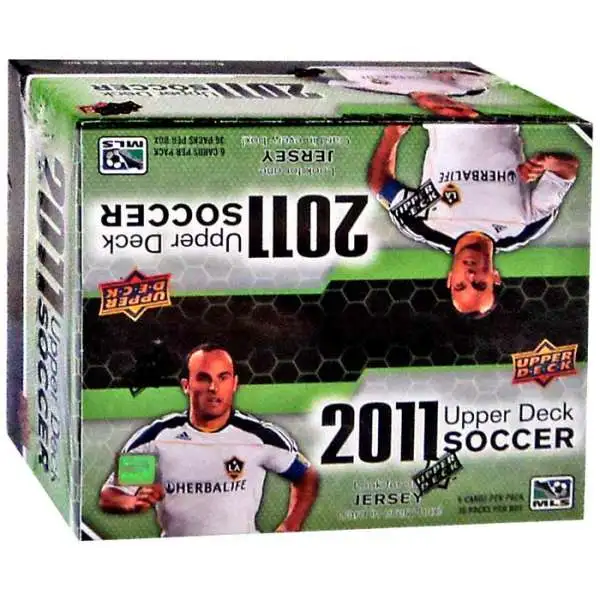 MLS Upper Deck 2011 Soccer Trading Card RETAIL Box [36 Packs, 1 Jersey Card!]