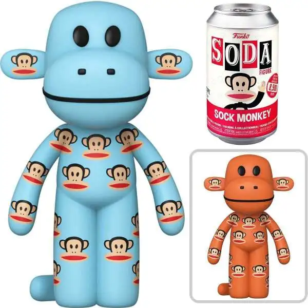 Funko Paul Frank Julius Vinyl Soda Sock Monkey Limited Edition of 8,500! Figure [1 RANDOM Figure, Look For The Chase!]