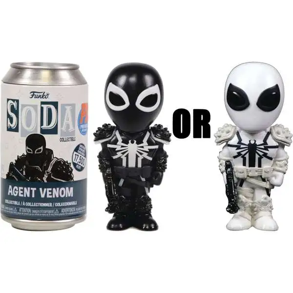 Funko Marvel Vinyl Soda Agent Venom Exclusive Limited Edition of 17,500! Figure [Look for the Chase]