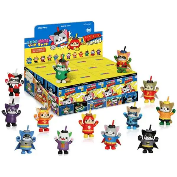 Soda Kats DC Heroes & Villains Mystery Box [12 Packs]