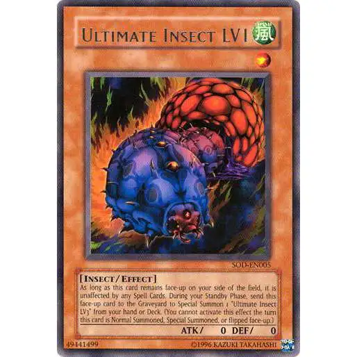 YuGiOh Soul of the Duelist Rare Ultimate Insect LV1 SOD-EN005
