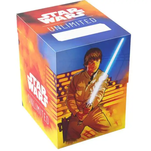 Star Wars: Unlimited Trading Card Game Official Accessory Luke Skywalker Soft Crate Deck Box