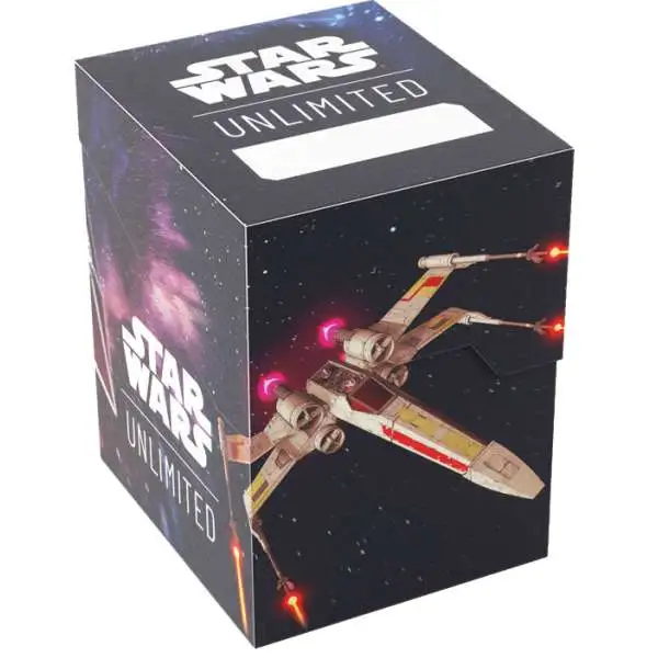 Star Wars: Unlimited Trading Card Game Official Accessory X-Wing / TIE Fighter Soft Crate Deck Box