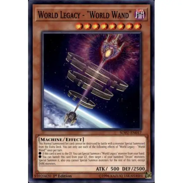 YuGiOh Soul Fusion Common World Legacy - World Wand SOFU-EN017