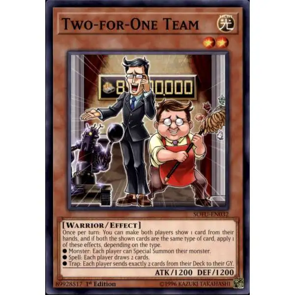 YuGiOh Soul Fusion Common Two-for-One Team SOFU-EN032