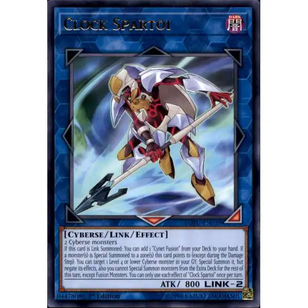 YuGiOh Soul Fusion Rare Clock Spartoi SOFU-EN039