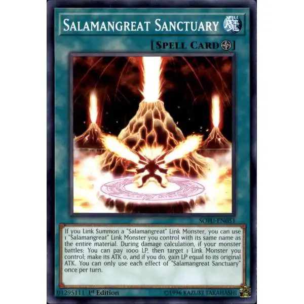 YuGiOh Soul Fusion Common Salamangreat Sanctuary SOFU-EN051
