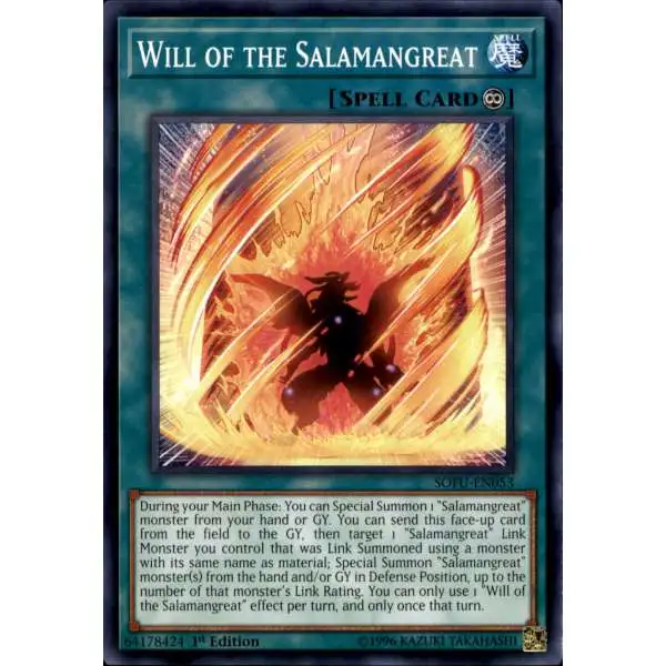 YuGiOh Soul Fusion Common Will of the Salamangreat SOFU-EN053