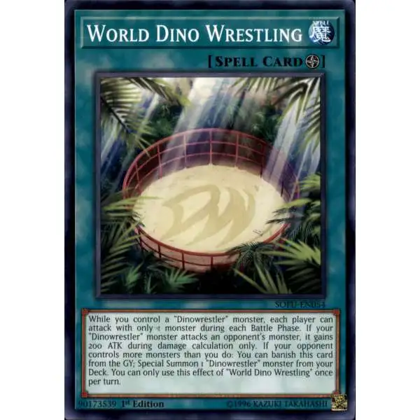 YuGiOh Soul Fusion Common World Dino Wrestling SOFU-EN054