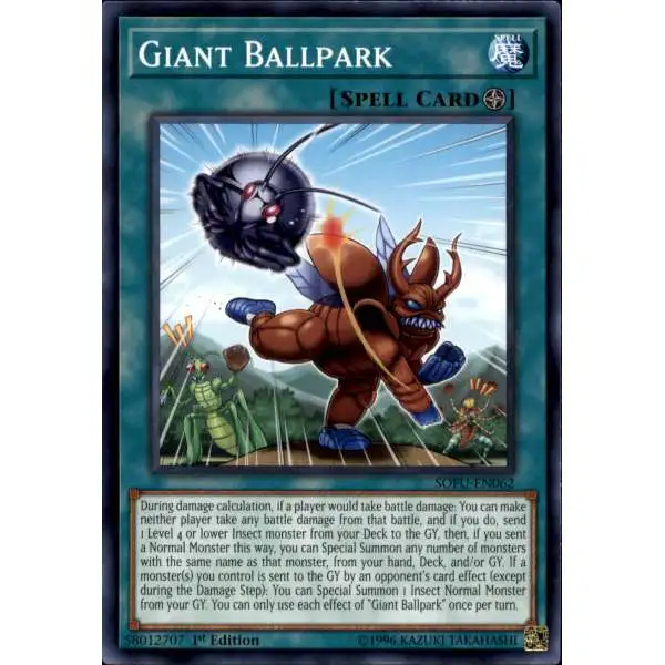 YuGiOh Soul Fusion Common Giant Ballpark SOFU-EN062