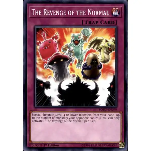 YuGiOh Soul Fusion Common The Revenge of the Normal SOFU-EN079