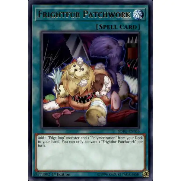 YuGiOh Soul Fusion Rare Frightfur Patchwork SOFU-EN099