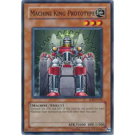 YuGiOh GX Trading Card Game Shadow of Infinity Common Machine King Prototype SOI-EN012