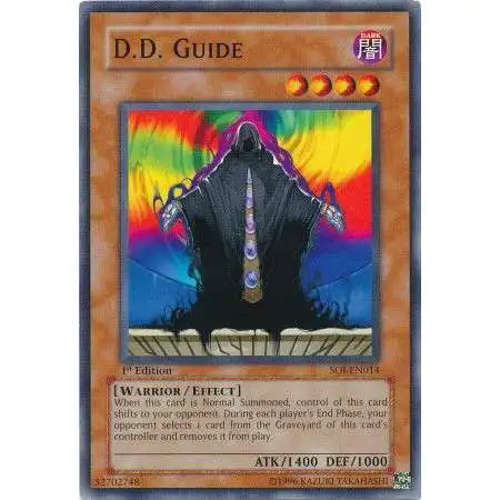 YuGiOh GX Trading Card Game Shadow of Infinity Common D.D. Guide SOI-EN014